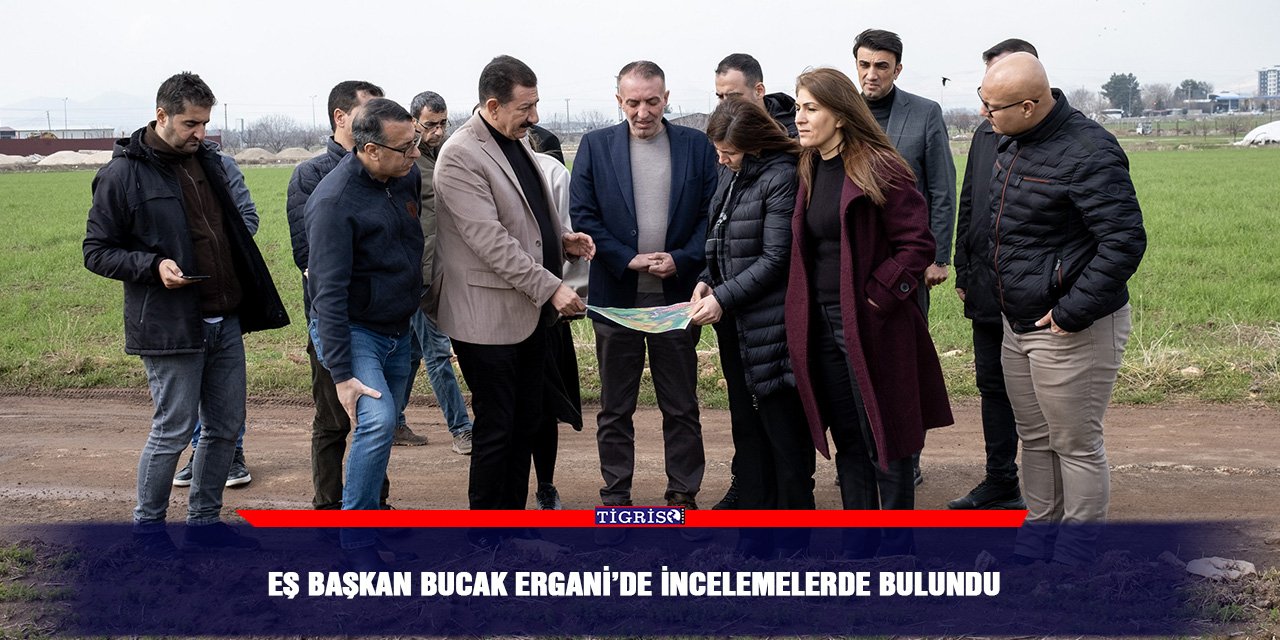 Eş Başkan Bucak Ergani’de incelemelerde bulundu