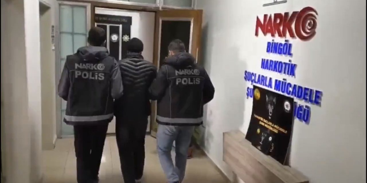 Bingöl’de uyuşturucu operasyonu: 1 tutuklama