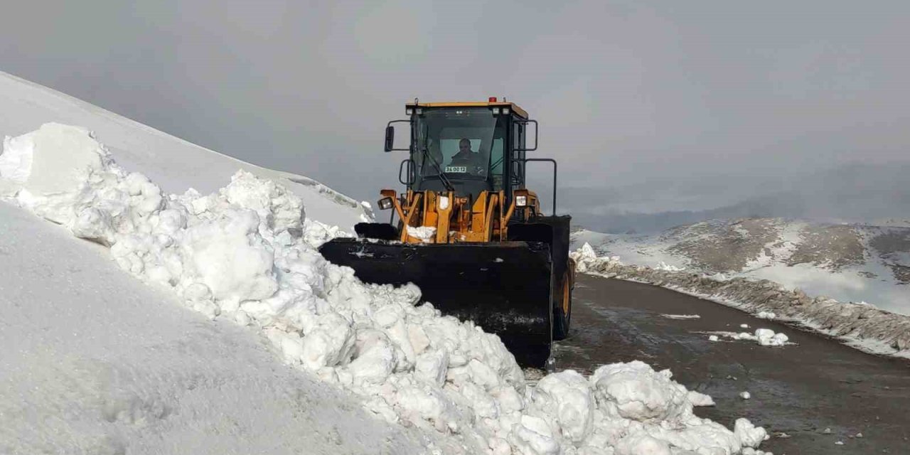 Van'da kapanan yolları açıyor
