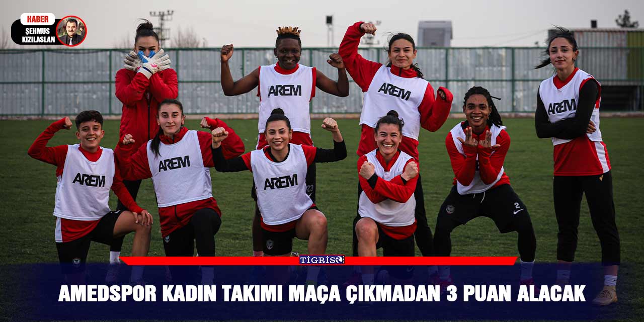 Amedspor kadın takımı maça çıkmadan 3 puan alacak