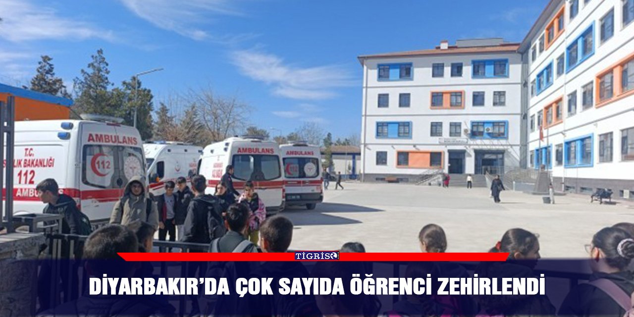 Diyarbakır’da çok sayıda öğrenci zehirlendi