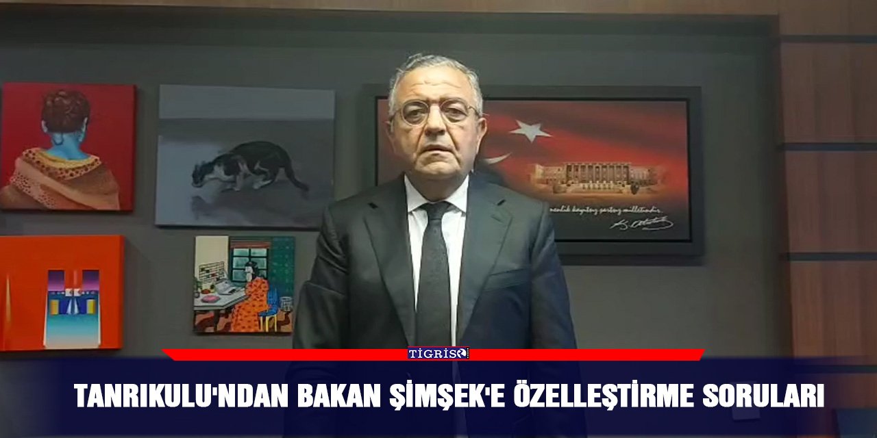Tanrıkulu'ndan Bakan Şimşek'e özelleştirme soruları