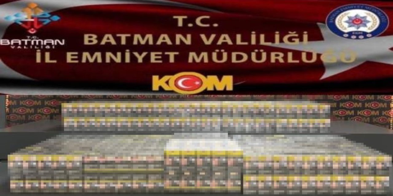 Batman'da kaçakçılık operasyonu