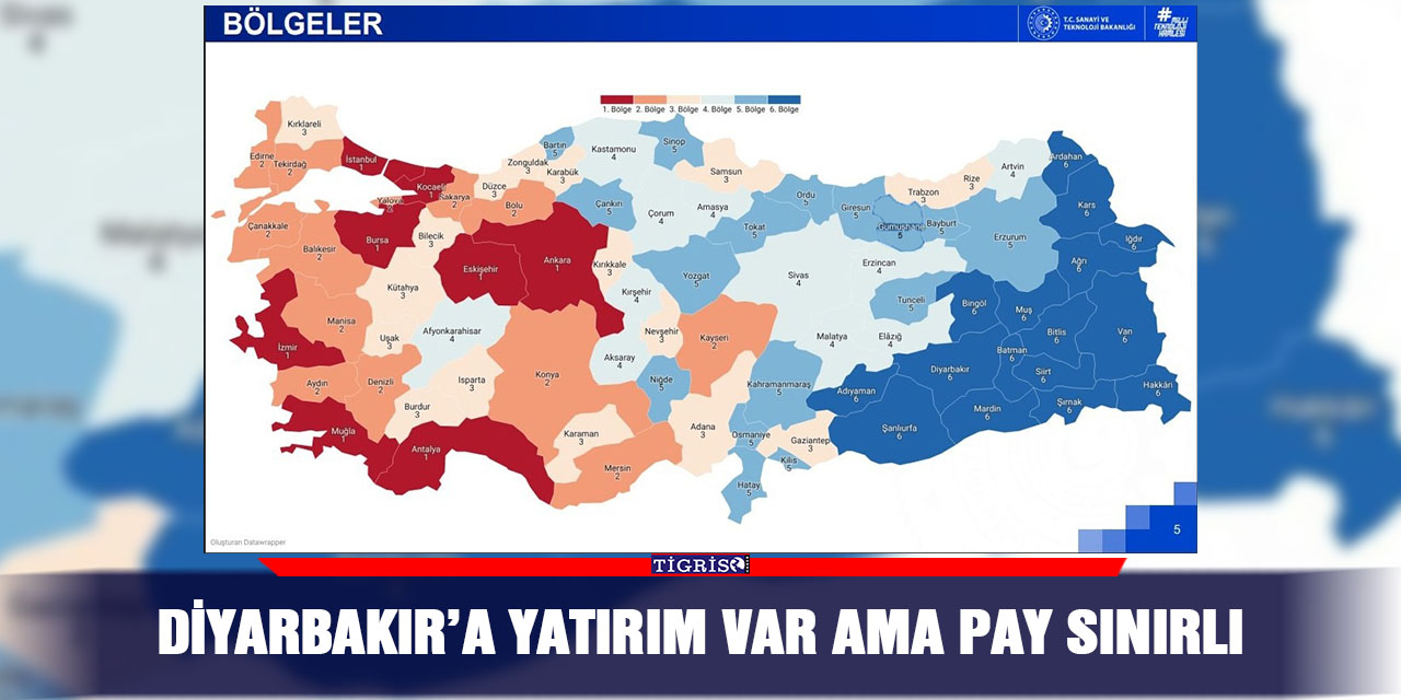 Diyarbakır’a yatırım var ama pay sınırlı