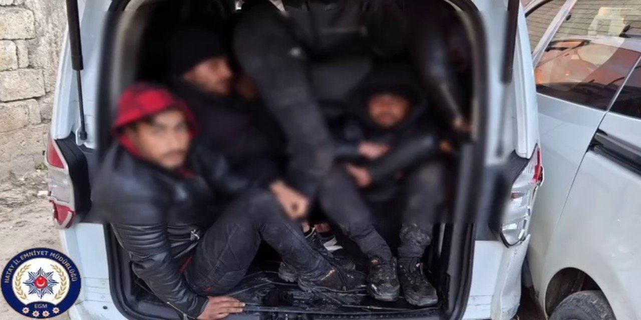 Hatay’da 23 kaçak göçmen yakalandı