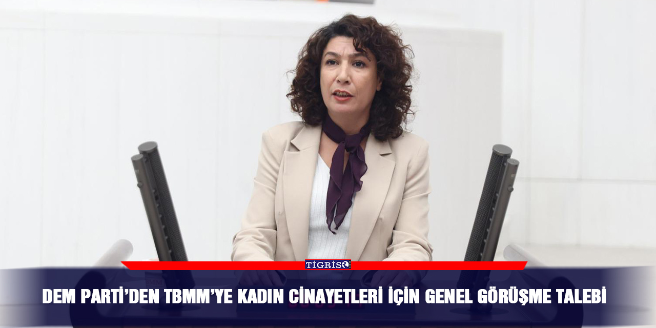 DEM Parti’den TBMM’ye kadın cinayetleri için genel görüşme talebi