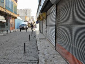 Suruç'ta esnaf yürüyüş öncesi kepenk açmadı