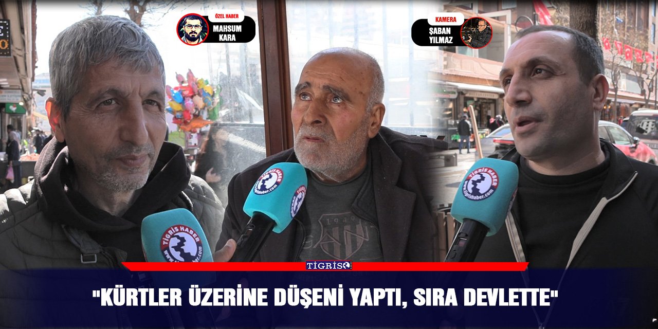 "Kürtler üzerine düşeni yaptı, sıra devlette"