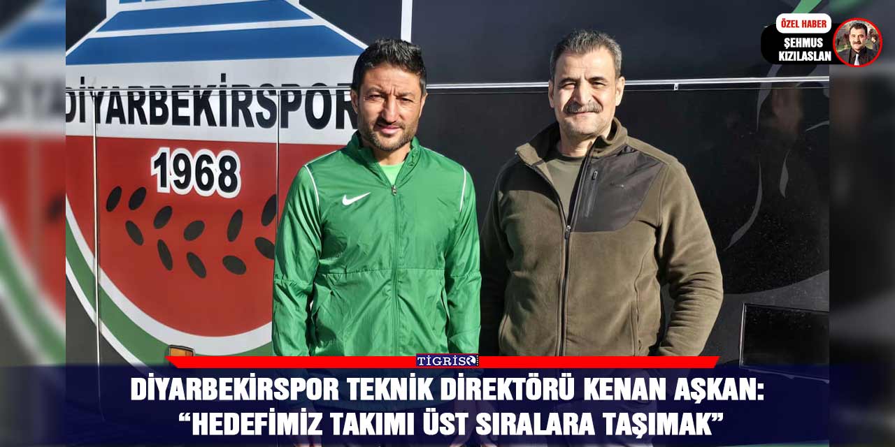 VİDEO - Diyarbekirspor Teknik Direktörü Kenan Aşkan:  “Hedefimiz takımı üst sıralara taşımak”