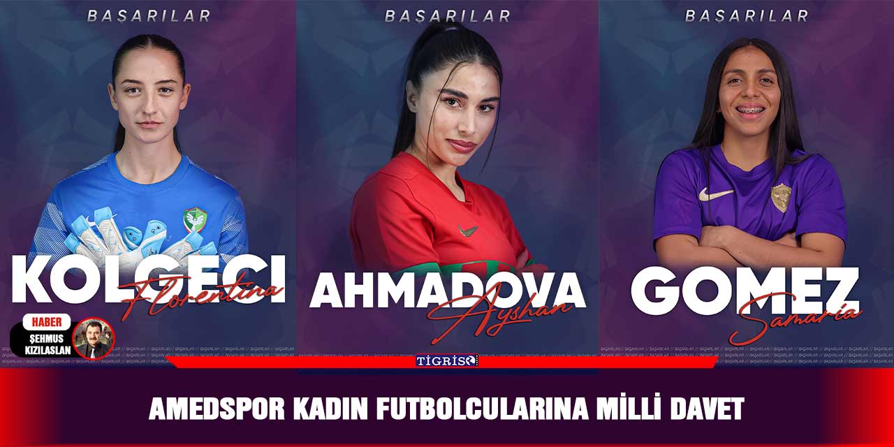 Amedspor kadın futbolcularına milli davet