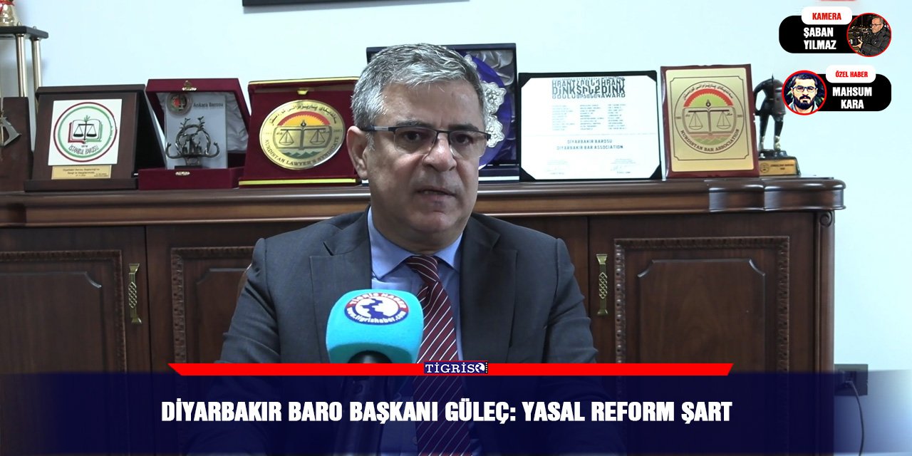Diyarbakır Baro Başkanı Güleç: Yasal reform şart