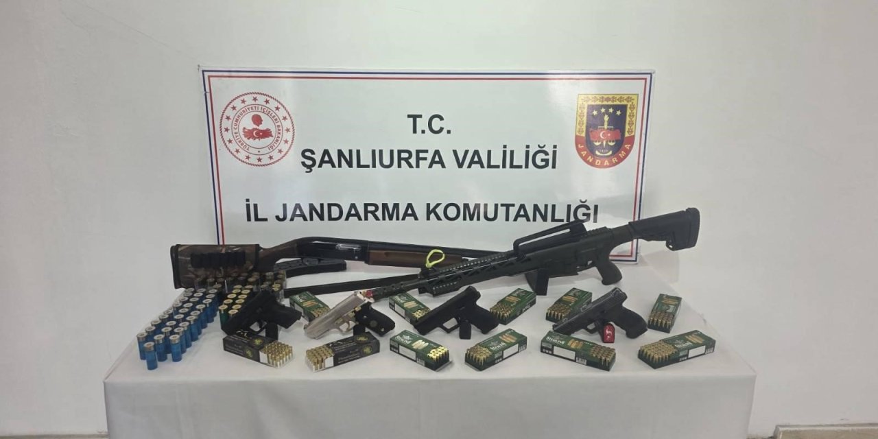 Şanlıurfa’da ruhsatsız silah operasyonu