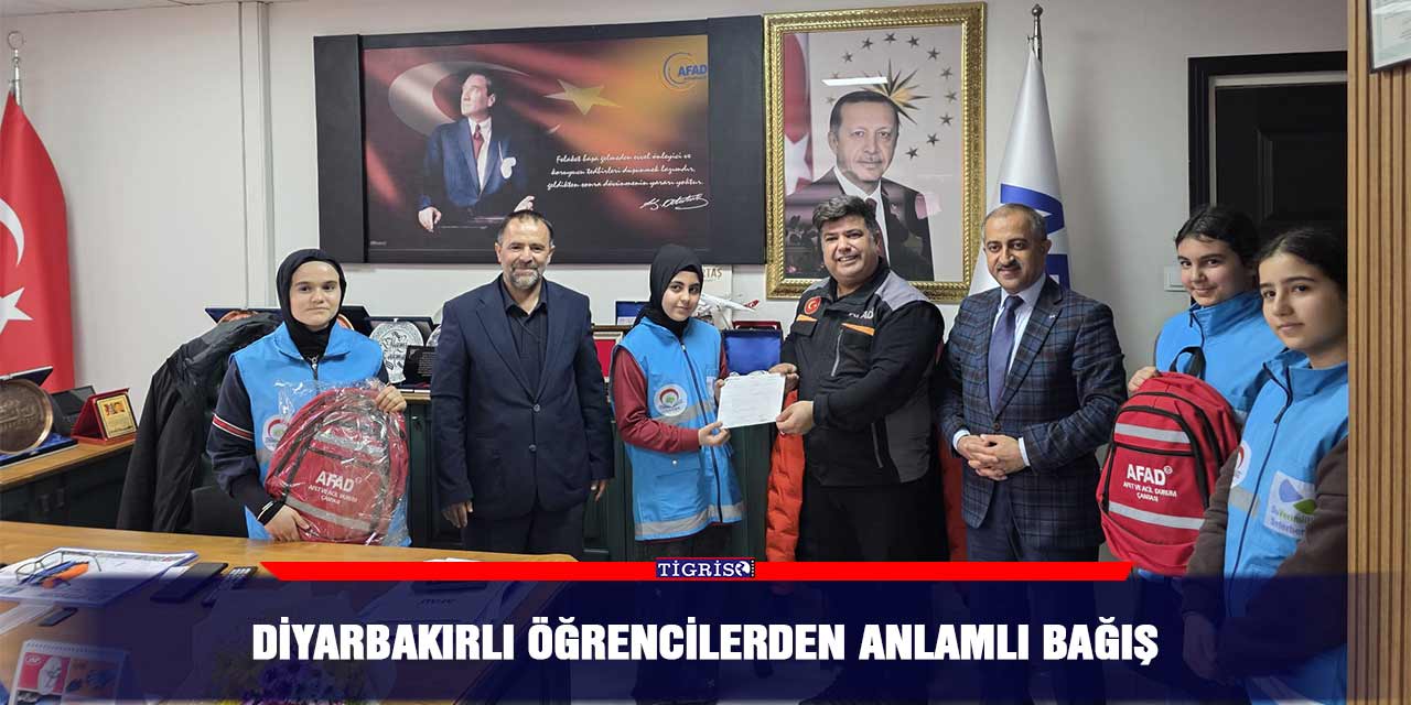 Diyarbakırlı öğrencilerden anlamlı bağış