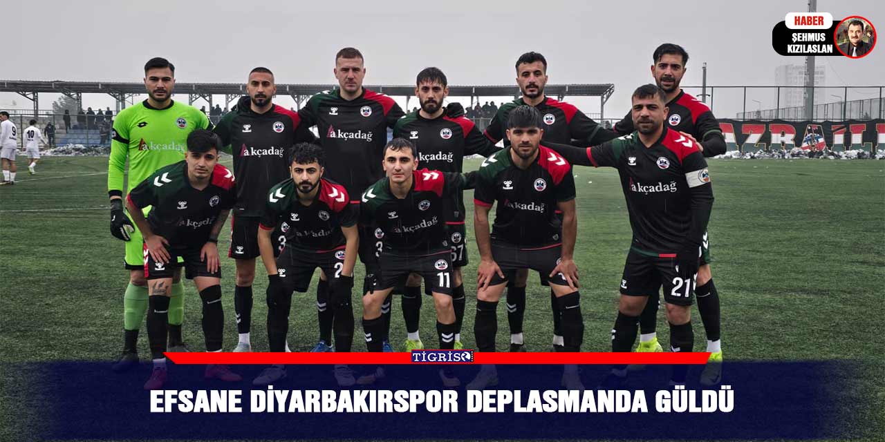Efsane Diyarbakırspor deplasmanda güldü