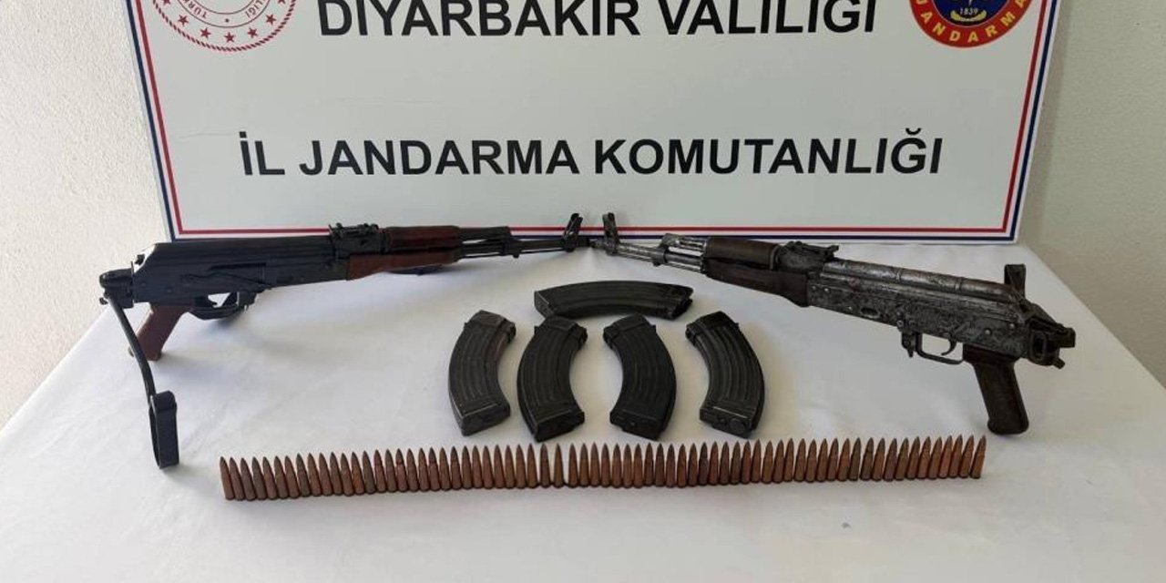 Diyarbakır’da ruhsatsız silah operasyonu