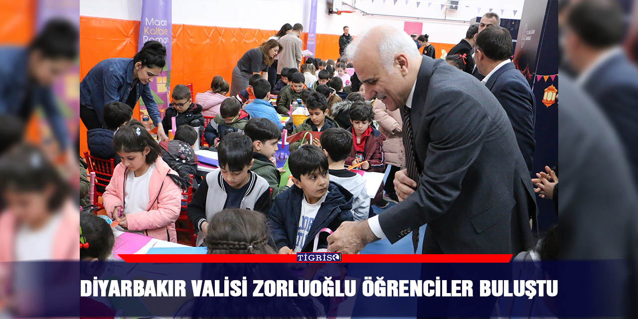 Diyarbakır Valisi Zorluoğlu öğrenciler buluştu