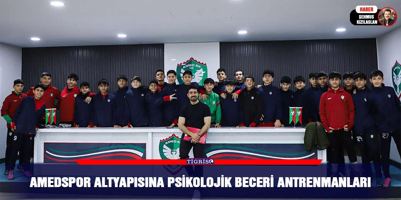 Amedspor altyapısına psikolojik beceri antrenmanları