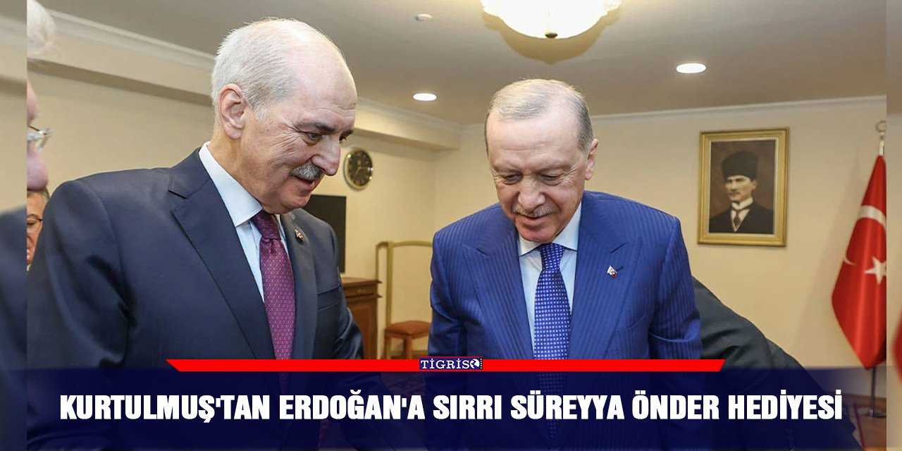 Kurtulmuş'tan Erdoğan'a Sırrı Süreyya Önder hediyesi