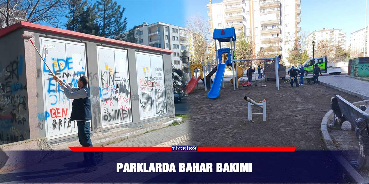 Parklarda bahar bakımı