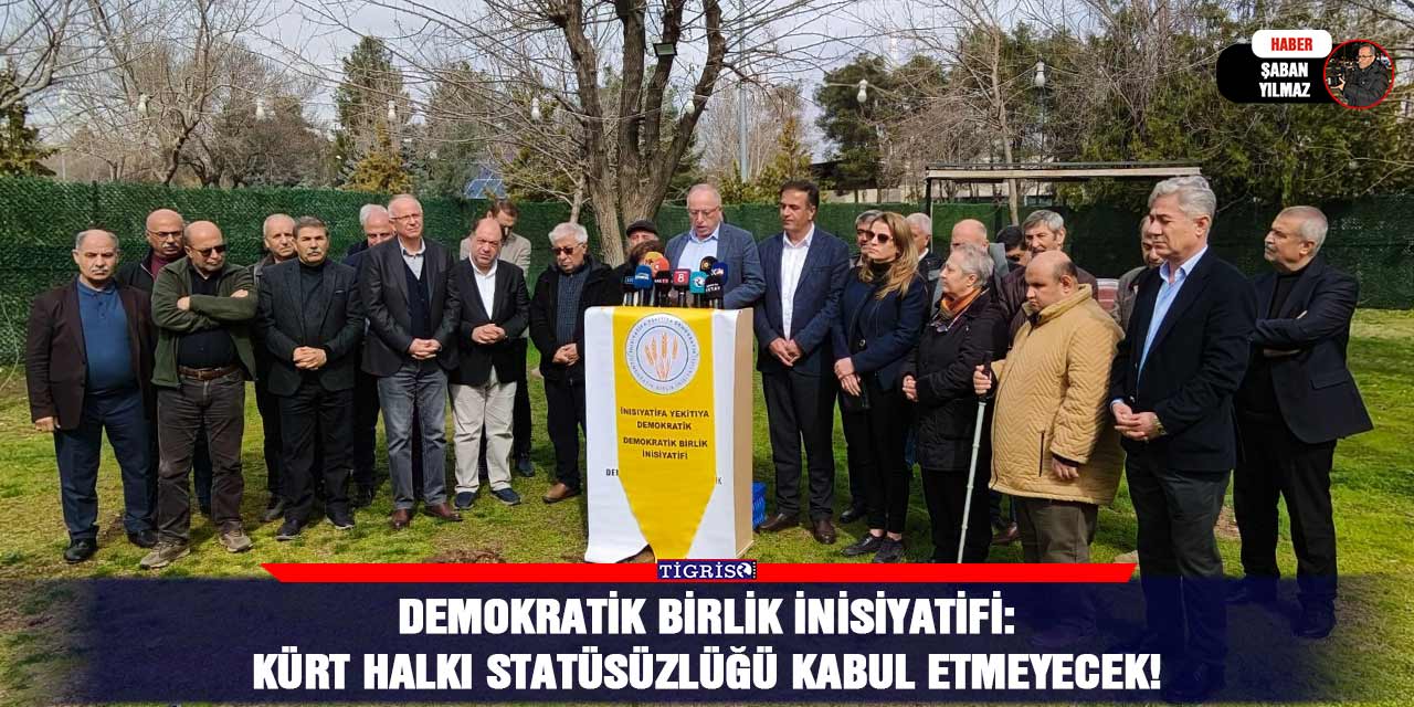 Demokratik Birlik İnisiyatifi: Kürt halkı statüsüzlüğü kabul etmeyecek!