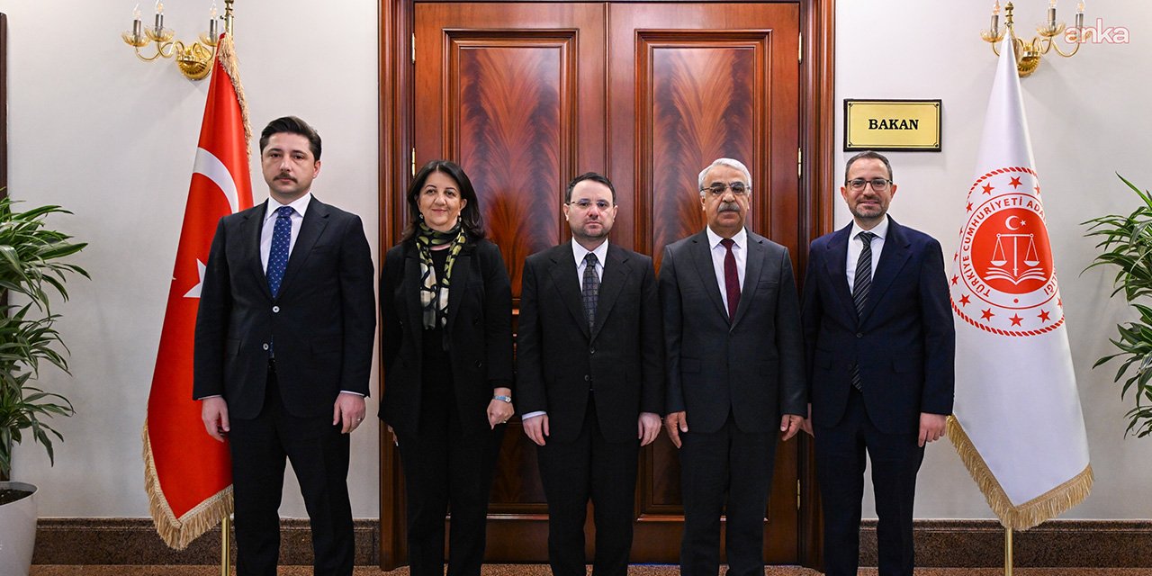 DEM Parti İmralı Heyeti, Adalet Bakanını ziyaret etti