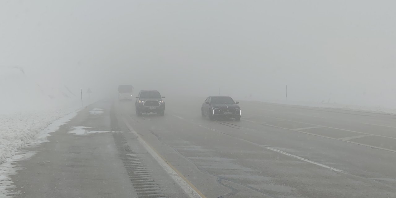 Van'da yoğun sis etkili oluyor