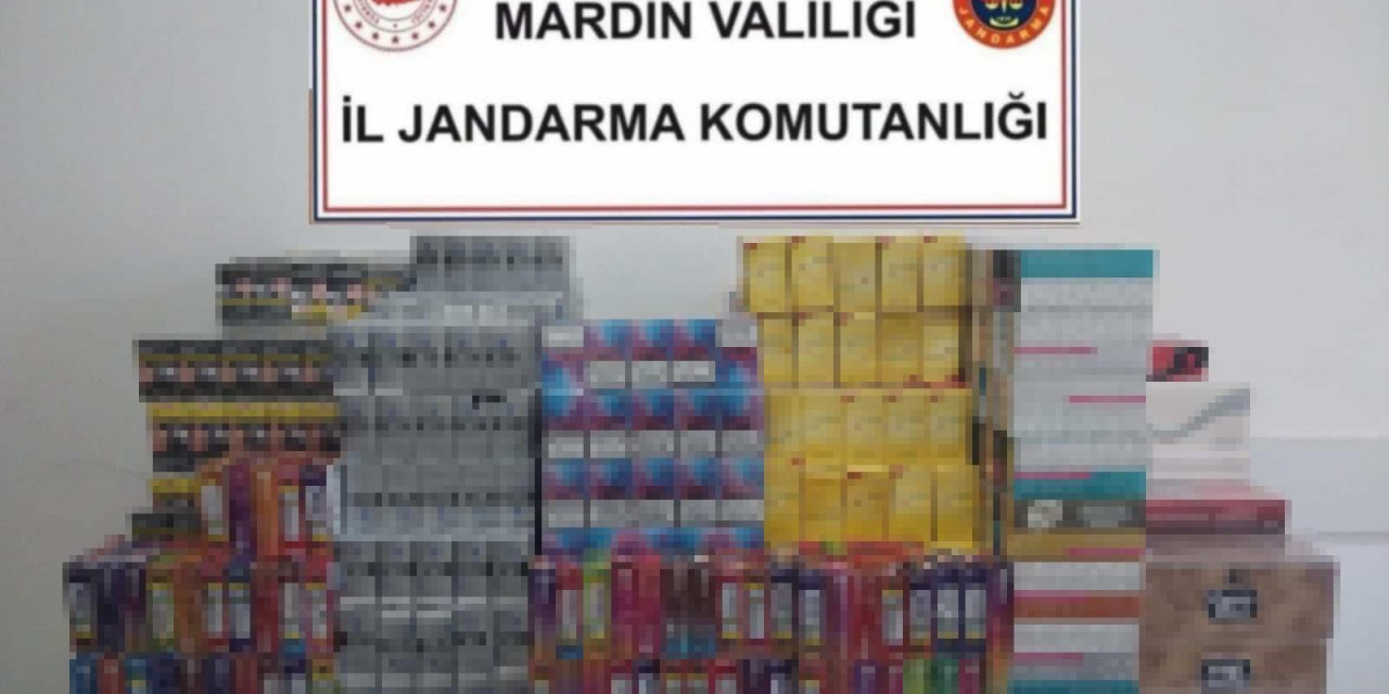 Mardin'de 10 bin paket kaçak sigara ele geçirildi