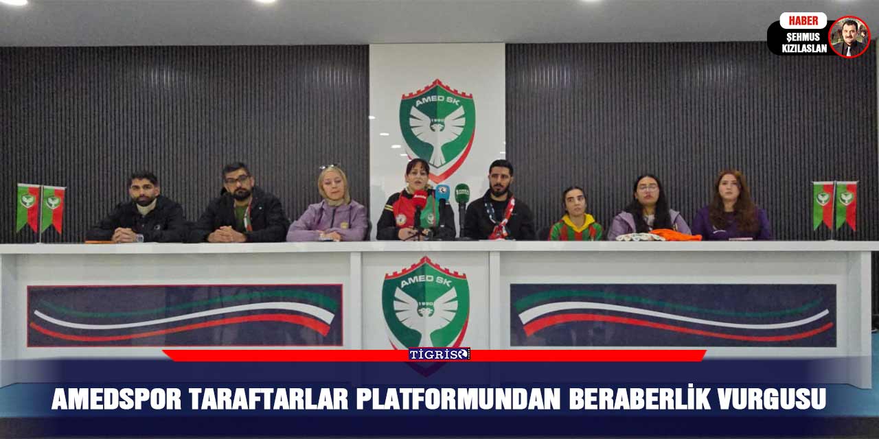 Amedspor taraftarlar platformundan beraberlik vurgusu
