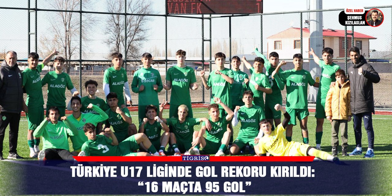 Türkiye U17 liginde gol rekoru kırıldı: “16 maçta 95 gol”