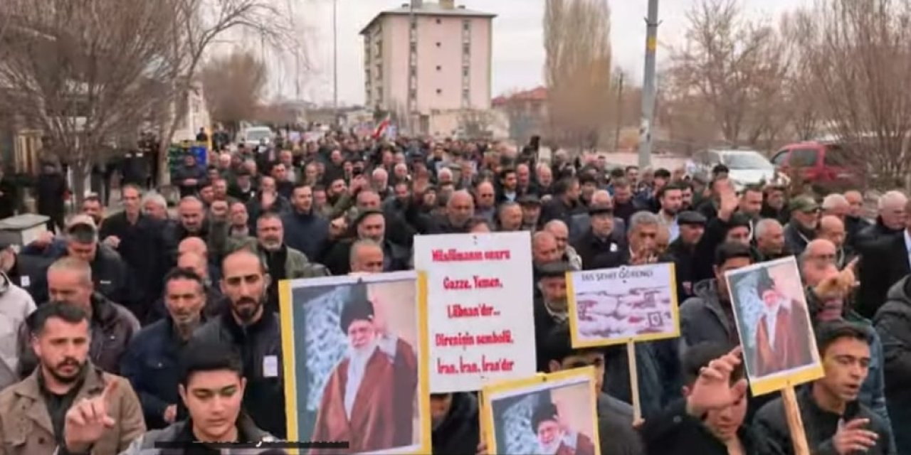 Iğdır'da İran’a destek yürüyüşü