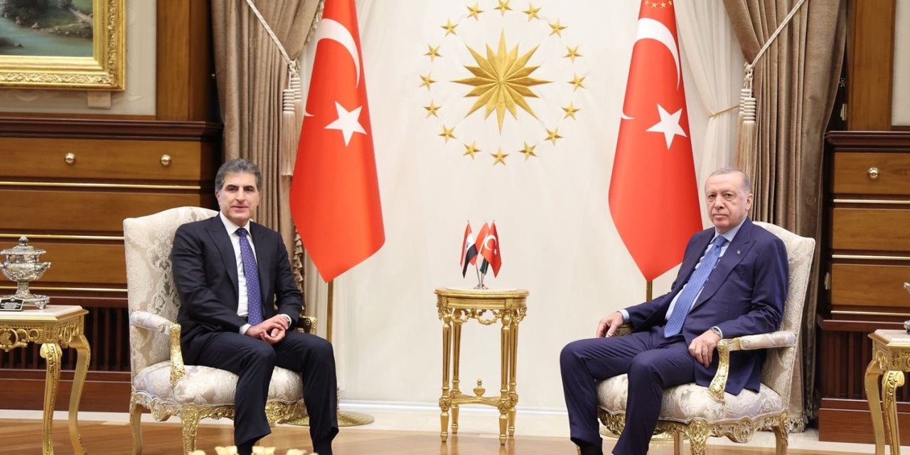 Erdoğan, Neçirvan Barzani ile görüştü