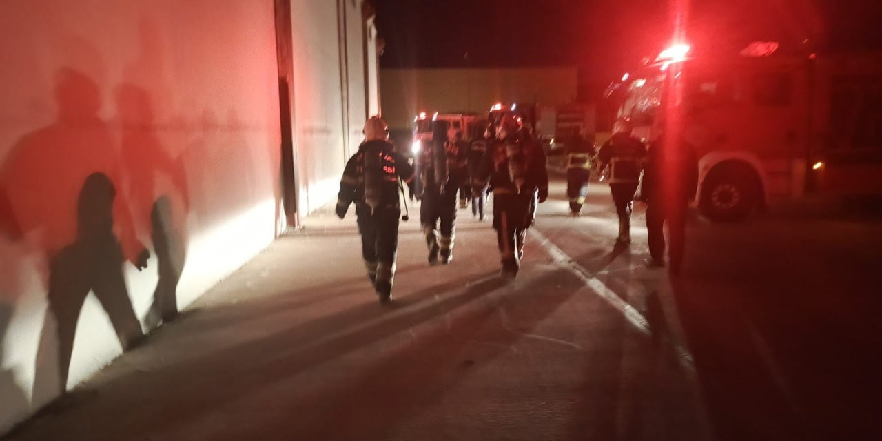 Şanlıurfa tekstil fabrikasında yangın