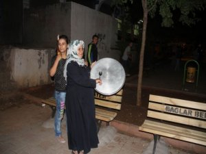 Kobane için ışık ve gürültü eylemi