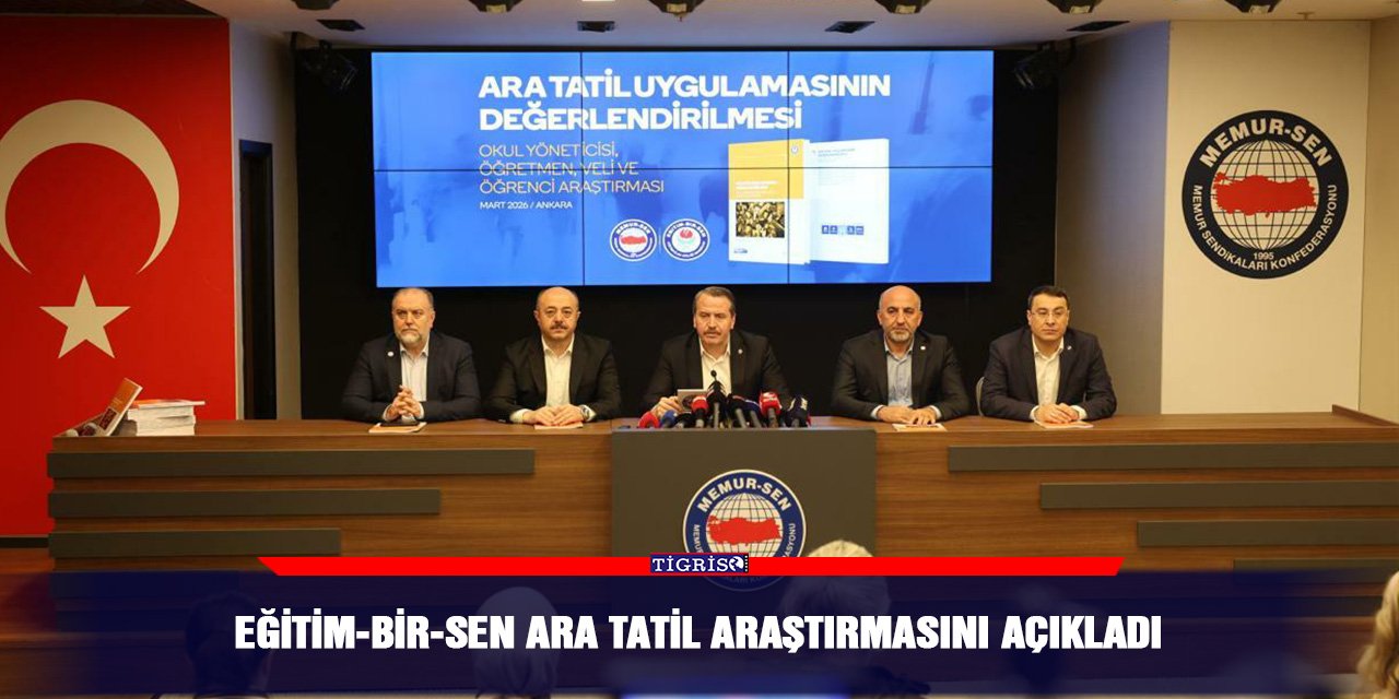 Eğitim-Bir-Sen ara tatil araştırmasını açıkladı
