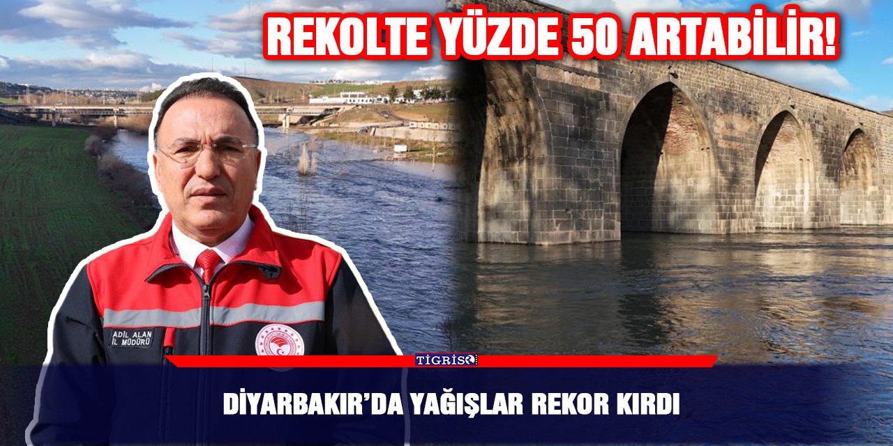 Diyarbakır’da yağışlar rekor kırdı: Rekolte yüzde 50 artabilir