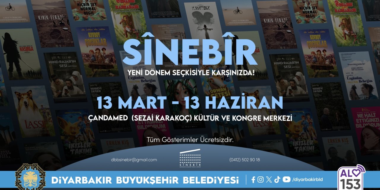 Diyarbakır’da “Haftasonu Sineması” başlıyor