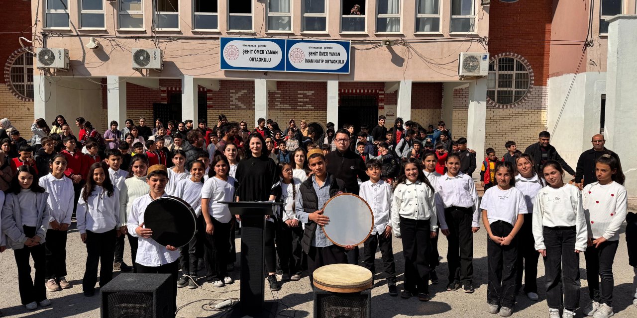 Çermik’te ortaokulda Ramazan programı düzenlendi