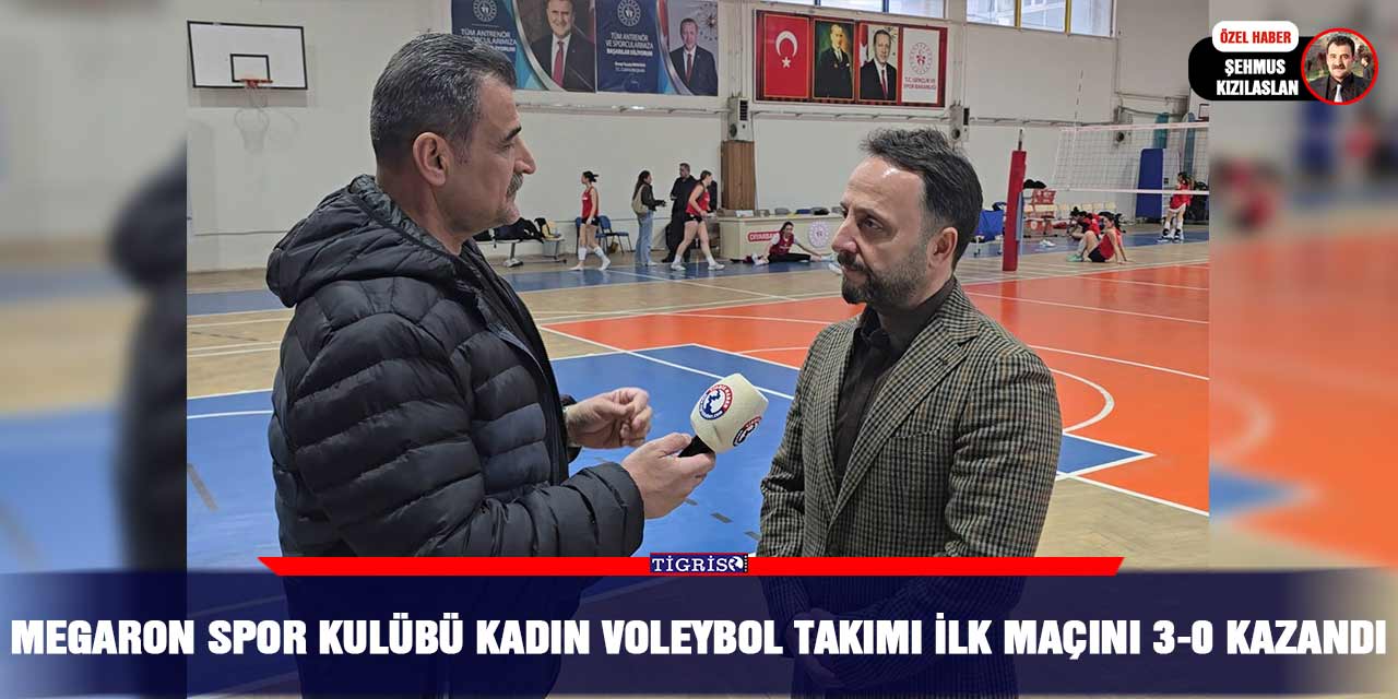 Megaron Spor Kulübü Kadın Voleybol Takımı ilk maçını 3-0 kazandı
