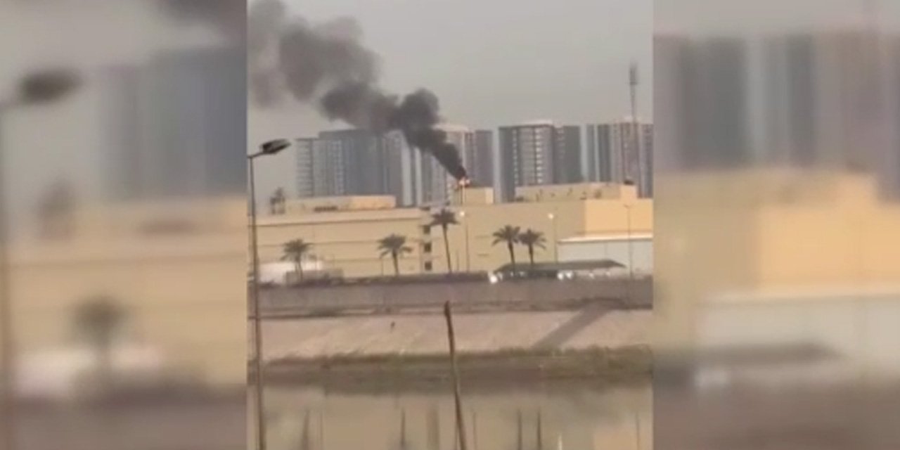 ABD Bağdat Büyükelçiliği'ne füze isabet etti