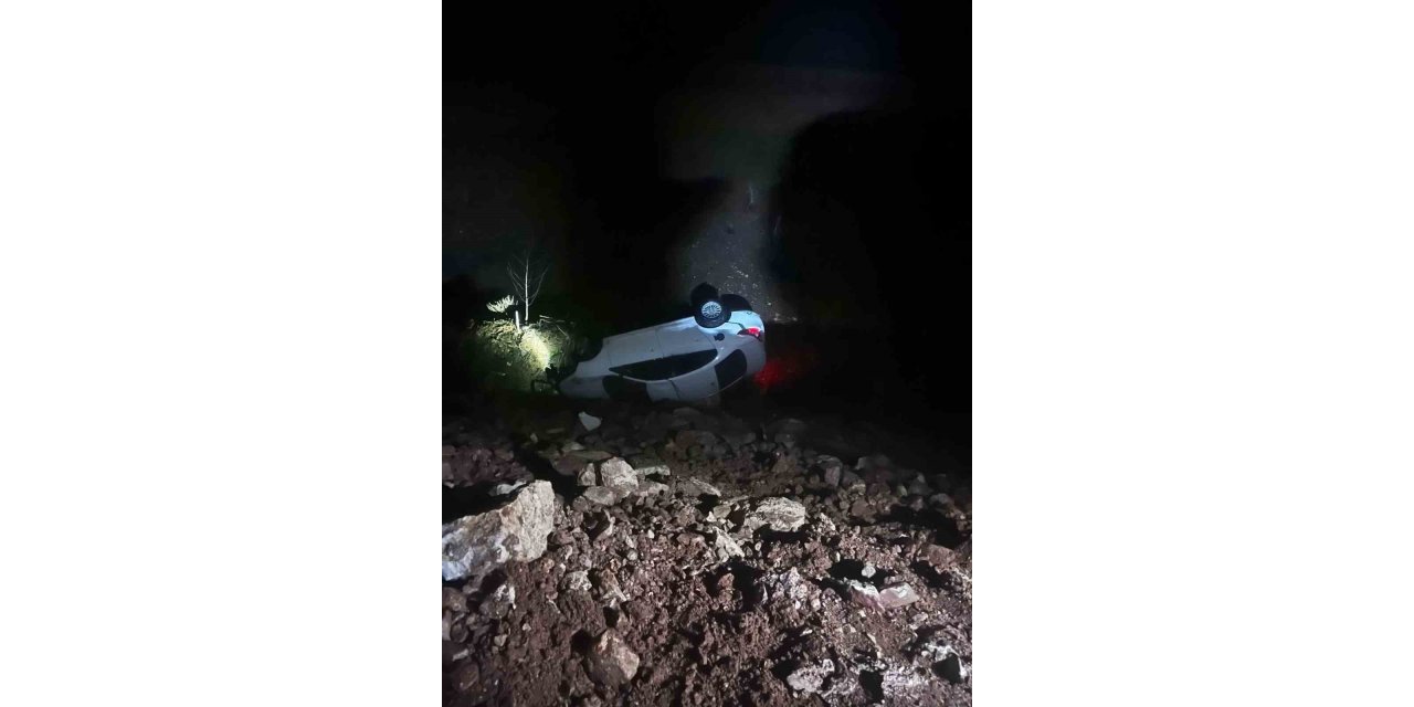 Siirt’te otomobil şarampole yuvarlandı: 1 yaralı