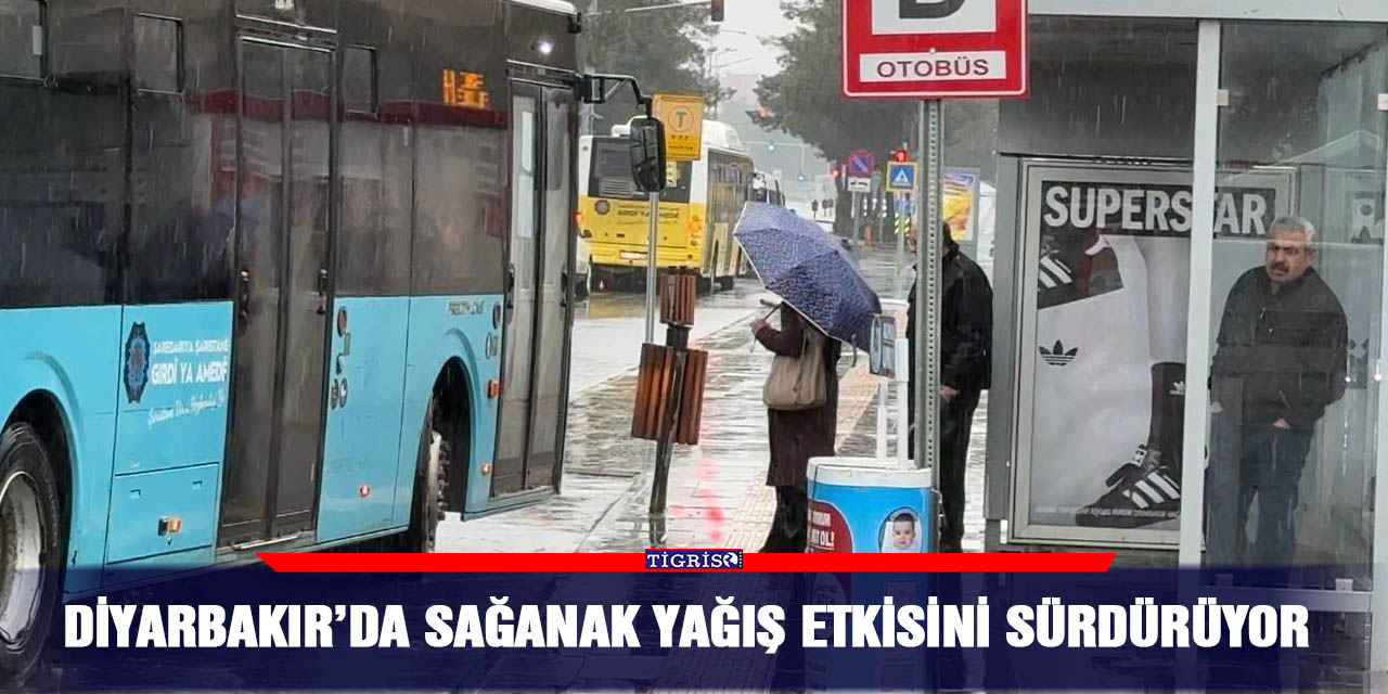Diyarbakır’da sağanak yağış etkisini sürdürüyor