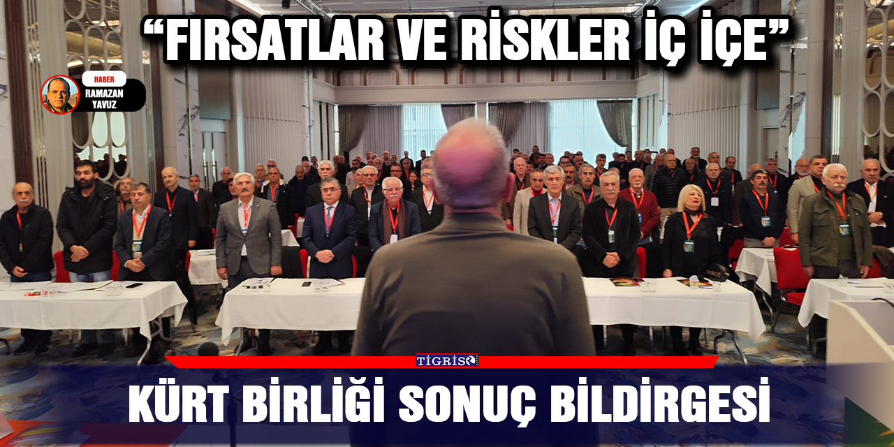 Kürt birliği sonuç bildirgesi