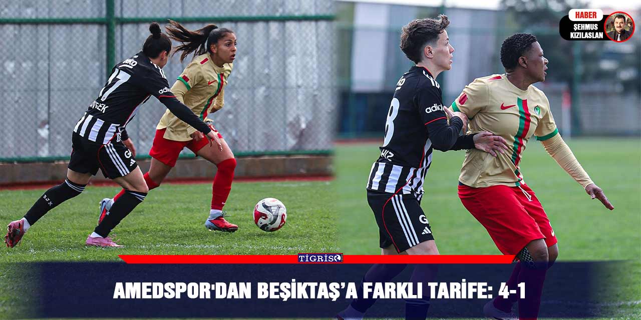 Amedspor'dan Beşiktaş’a farklı tarife: 4-1