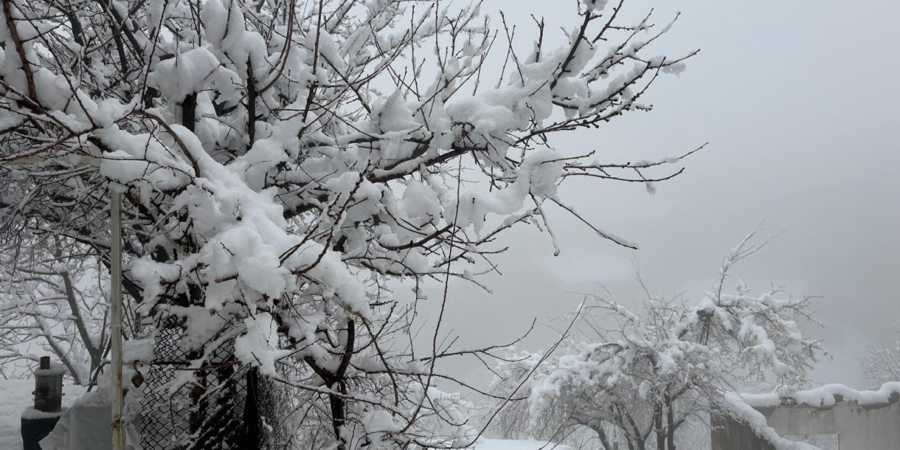 Hakkari’de kar nedeniyle köy yolları kapandı