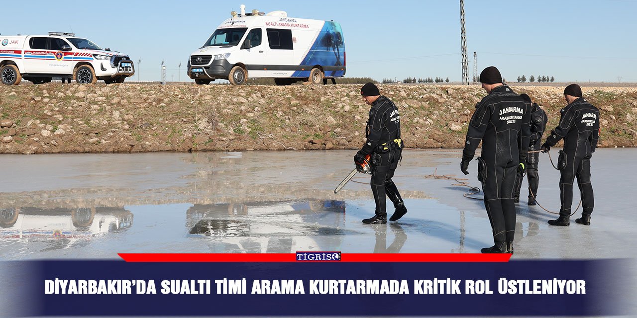 Diyarbakır’da sualtı timi arama kurtarmada kritik rol üstleniyor
