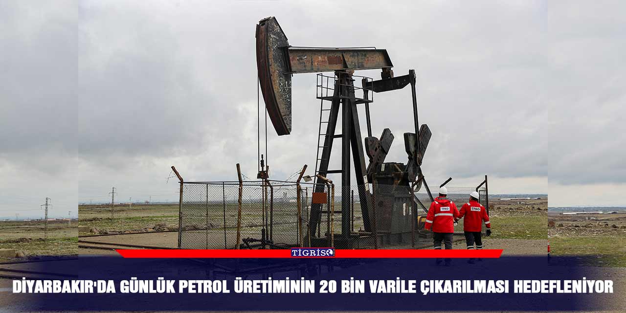 Diyarbakır'da günlük petrol üretiminin 20 bin varile çıkarılması hedefleniyor