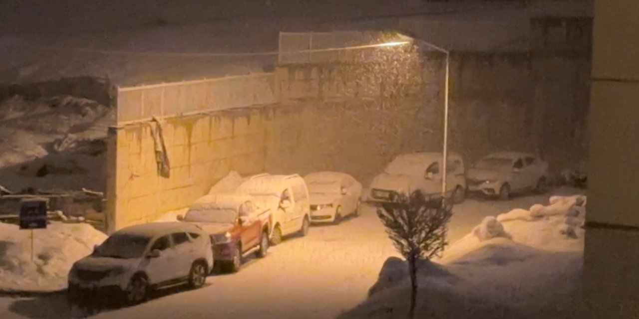 Yüksekova’da kar yağışı etkili oldu