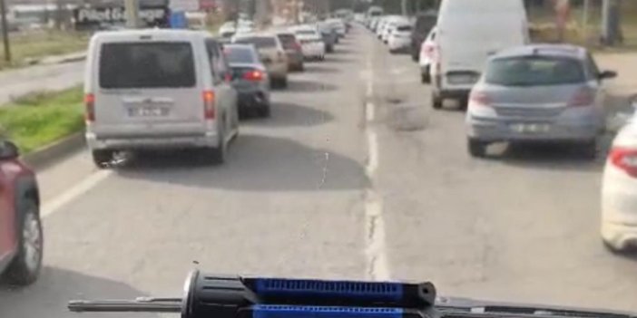 Diyarbakır trafiğinde 'fermuar' duyarlılığı