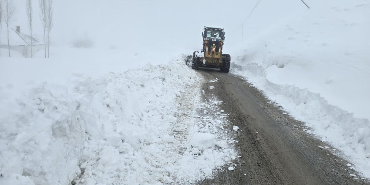 Hakkari’de 61 yerleşim yerinin yolu kapandı
