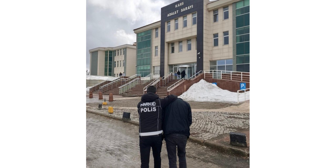 Kars’ta narkotik operasyonu: 1 tutuklama